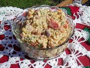 Brown Rice and Bell Pepper Salad
