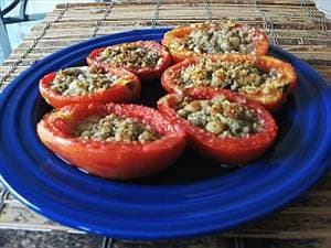 Roasted Tomato Canoes