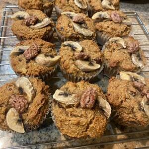 Banana Pecan Muffins