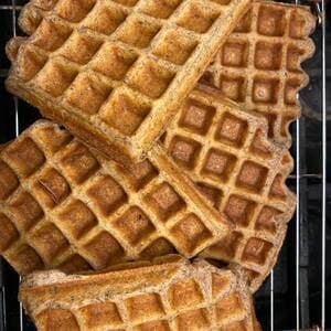 Oat Flax Waffles