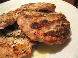 Mushroom Stuffed Turkey Burger