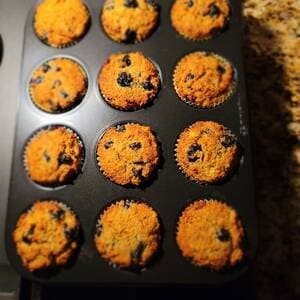 Banana Blueberry Muffins