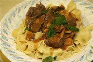 Beef Stroganoff