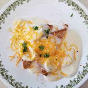 Creamed Eggs on Toast