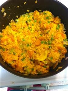 Paella with Lentils