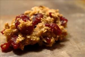 Banana Oat Craisin Cookies