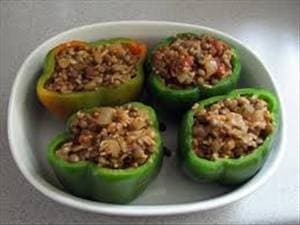 Stuffed Peppers Greek Style