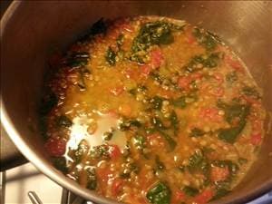 Spinach & Lentil Soup