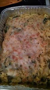 Spinach Artichoke Spaghetti Squash