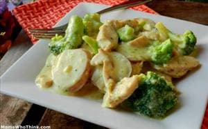 Broccoli Chicken Potato Parmesan