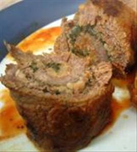 Pin-wheel Style Braciole & Broccoli