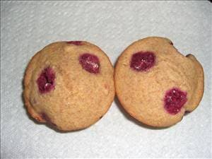 Raspberry Corn Muffins