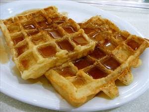 Bean and Oat Waffles