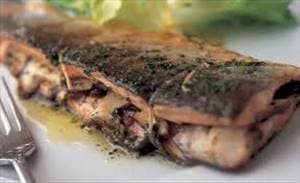 Mesquite Garlic Trout