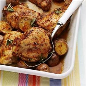 Rosemary Baked Chicken with Potatoes