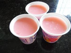 Jello Peach Yogurt