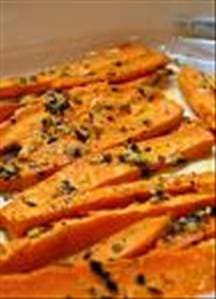 Baked Yam Fries