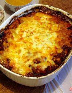 Cheesy Beef Bake