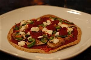 Vegetarian Tortilla Pizza