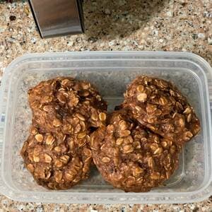 Banana Oat Protein Cookies